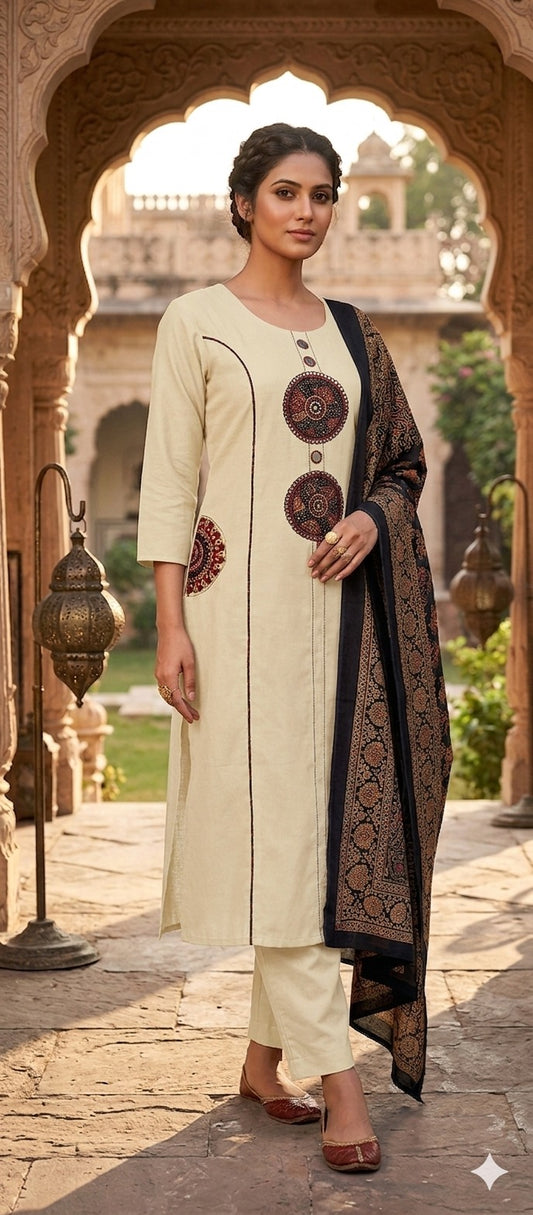 Pure cotton three piece set (B667)