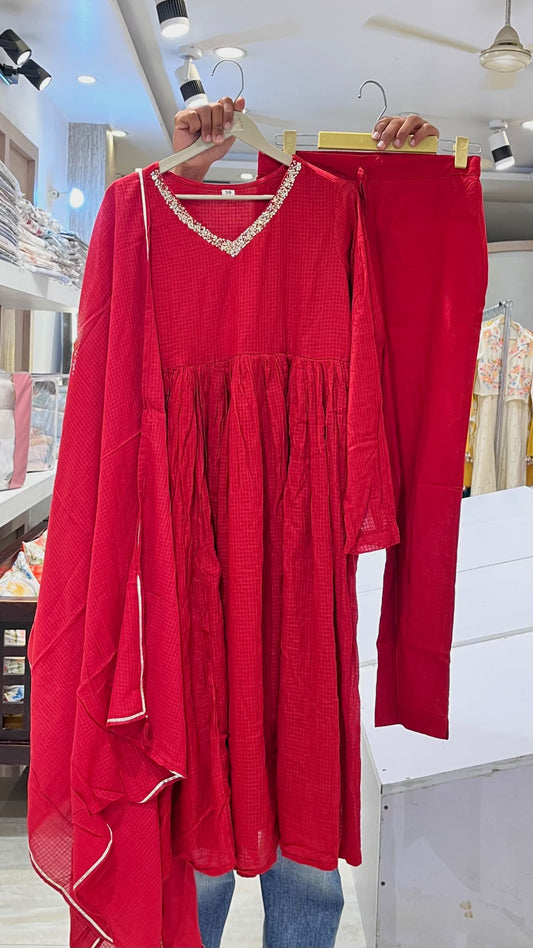 Kota doriya flared three piece set (C615)
