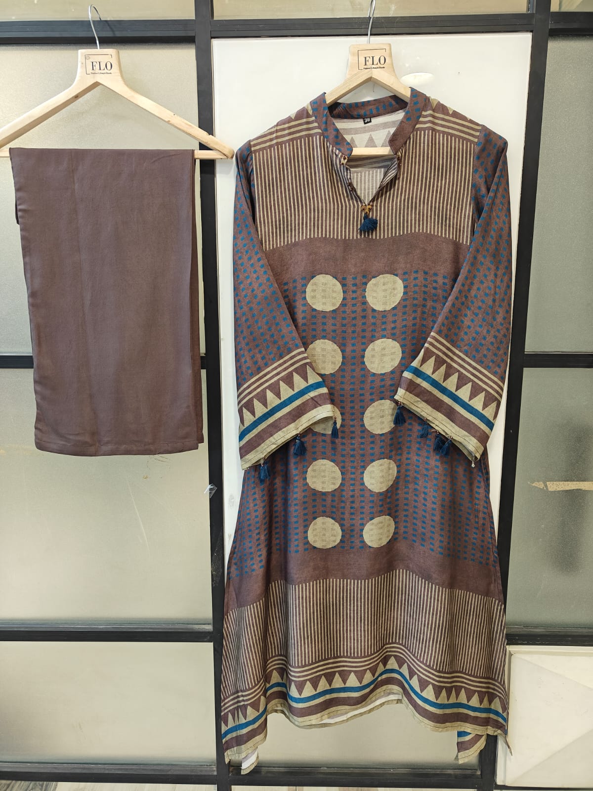 Pure muslin smart two piece cordset (B482)