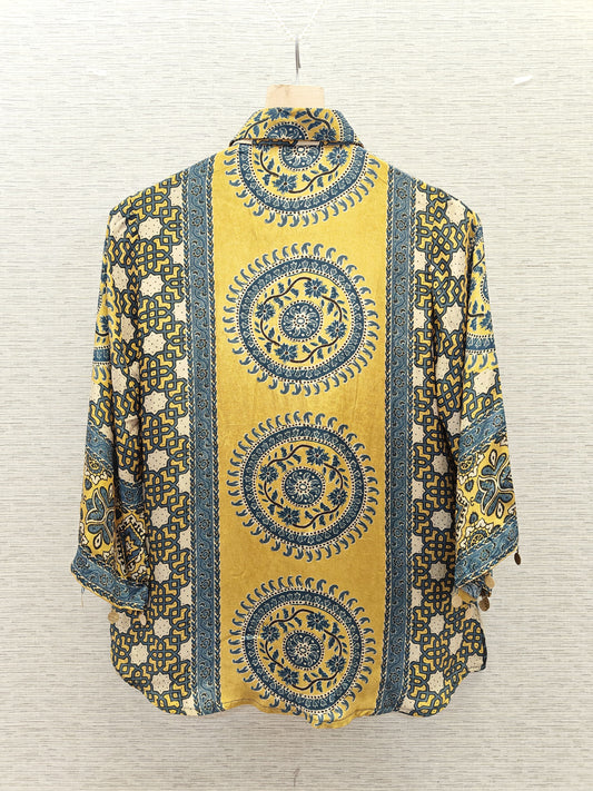 Pure crape smart shirt (C140)