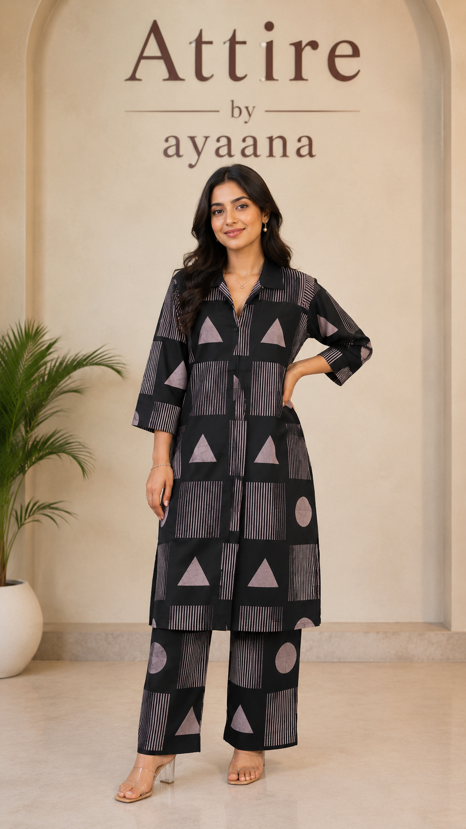 Pure cotton smart two piece cordset (B1052)