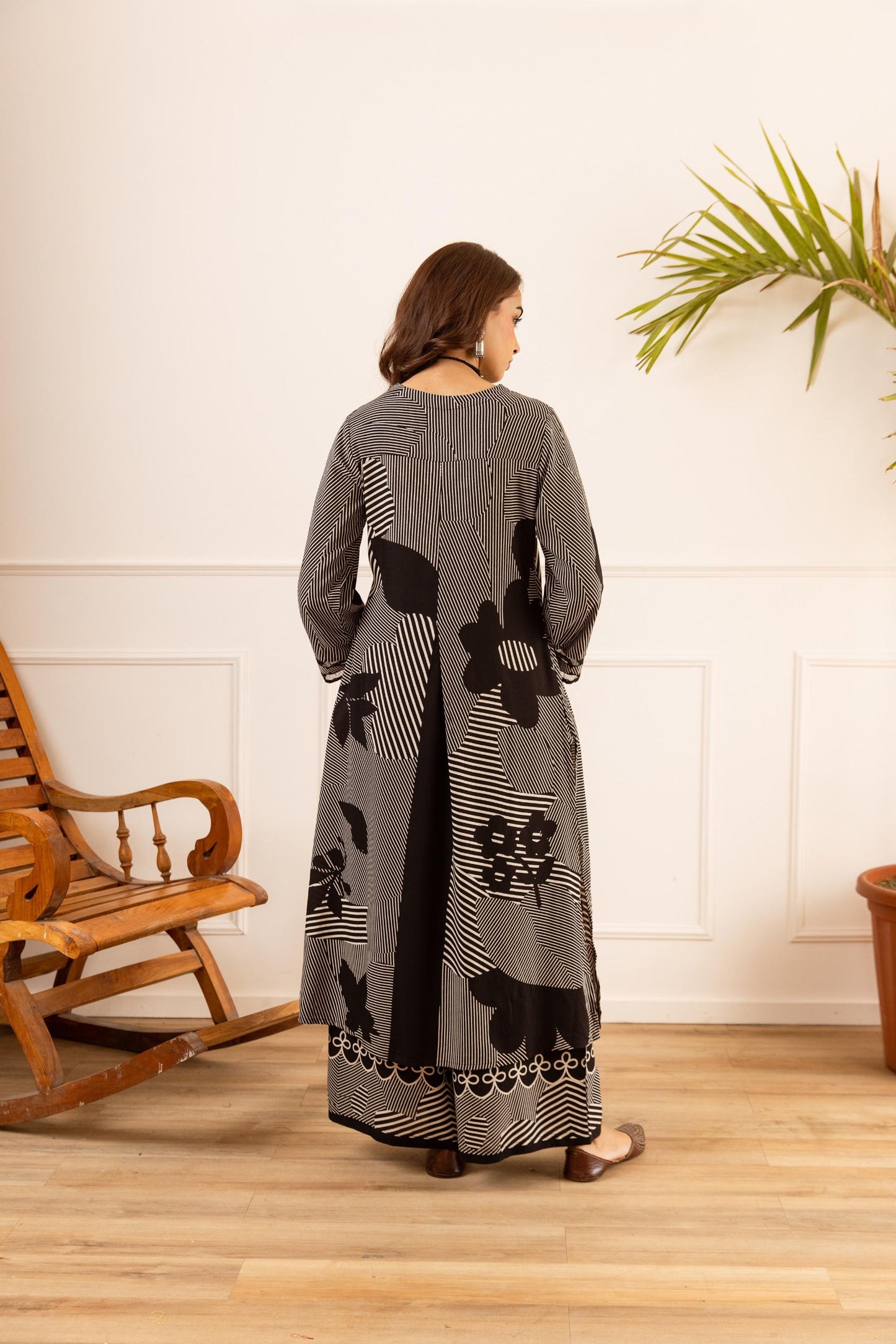 Cotton modal smart two piece cordset (B300)