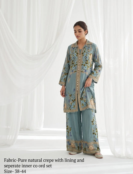 Natural crape with inner smart two piece cordset (C443)