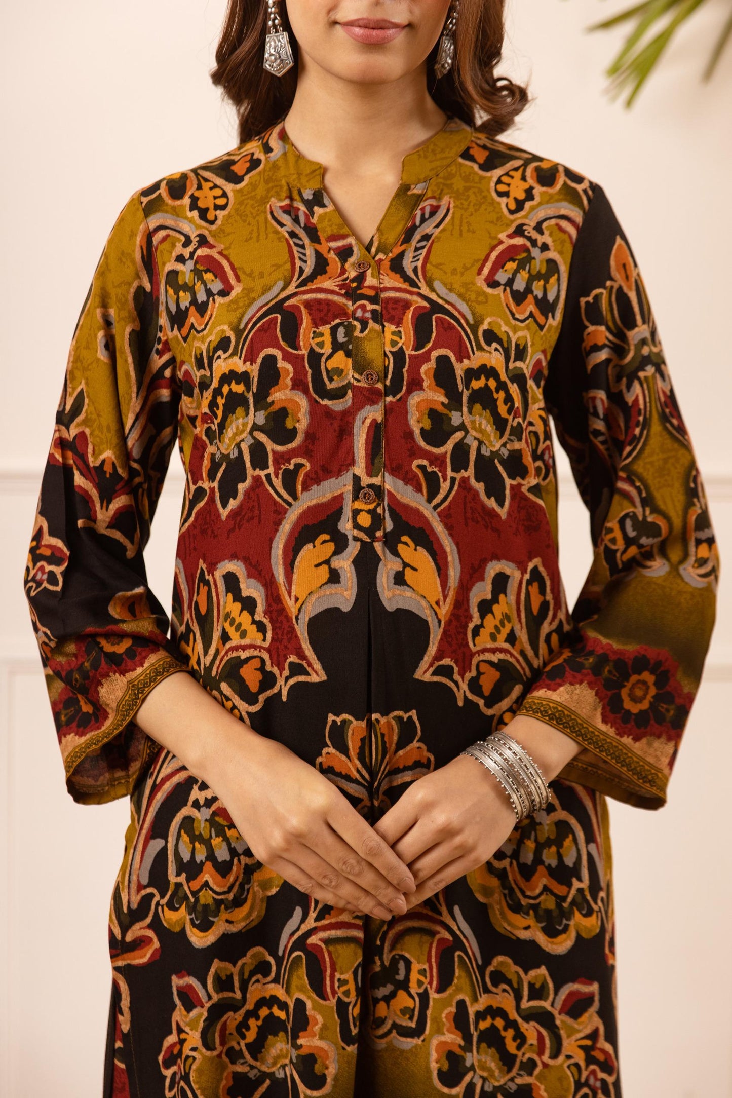 Cotton modal smart two piece cordset (B881)