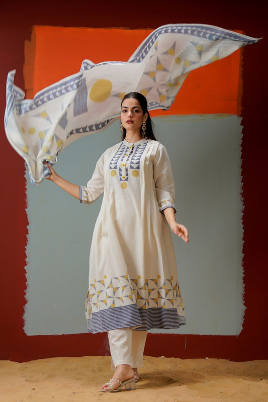 Pure linen three piece set (A1744)