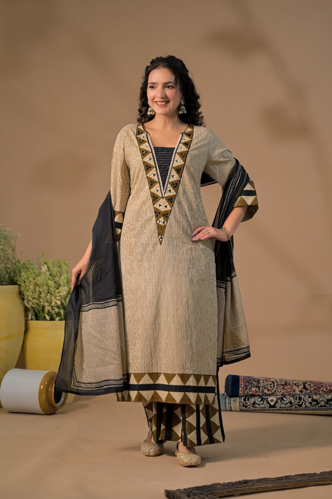 Pure cotton three piece set (C524)