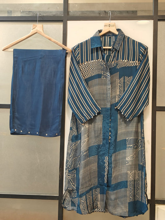 Pure crape smart two piece cordset (B616)