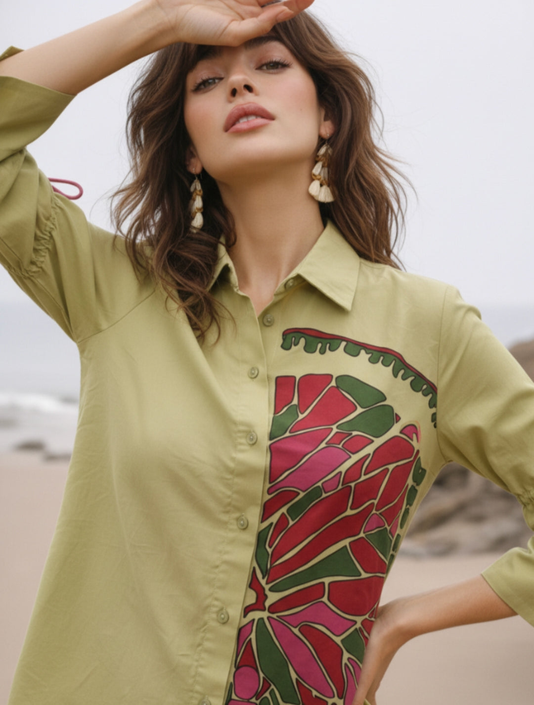Pure cotton smart top (C208)
