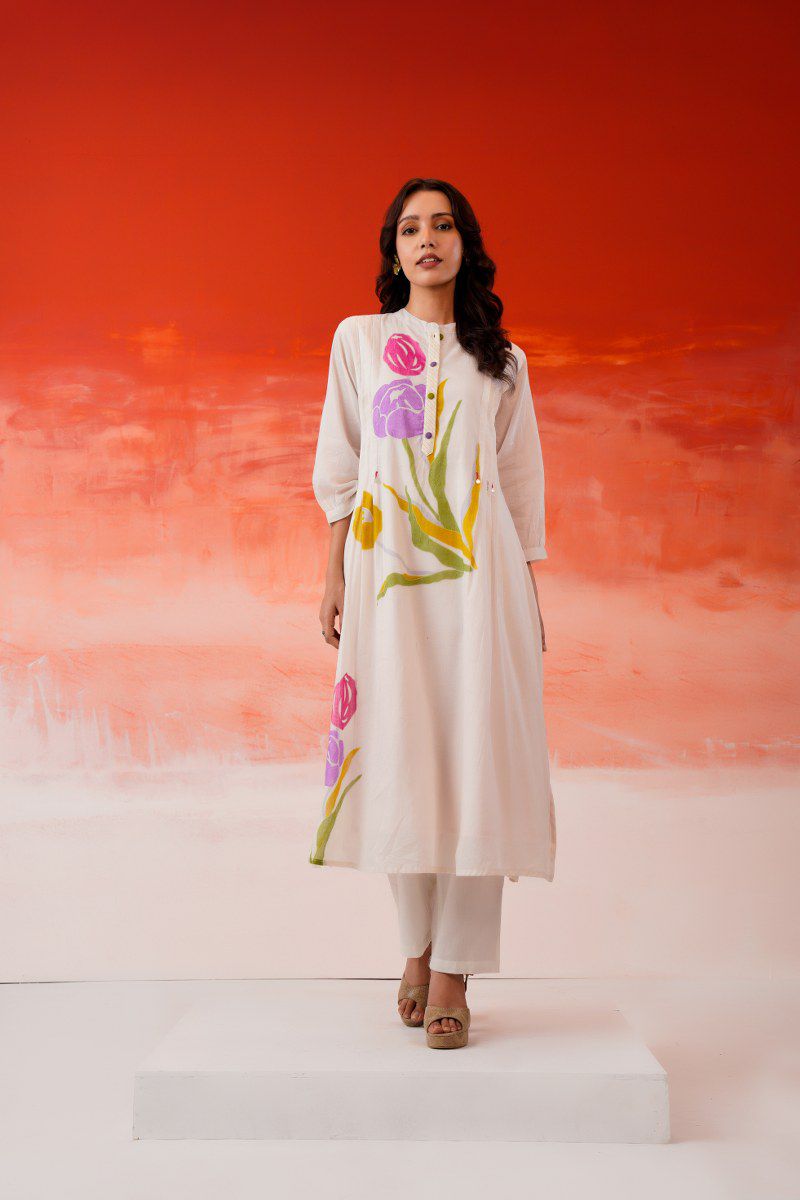 Mul cotton with lining smart two piece cordset (B660)