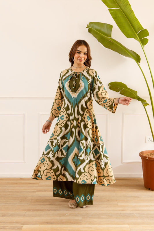 Cotton modal very stylish two piece cordset (S117)
