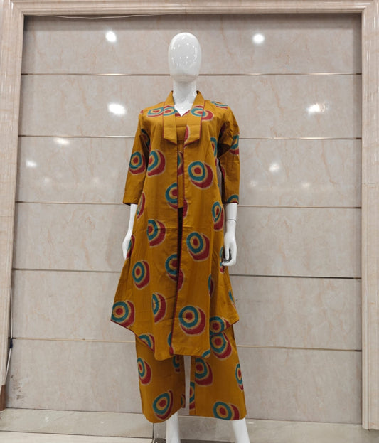 Pure cotton smart two piece cordset(A1686)