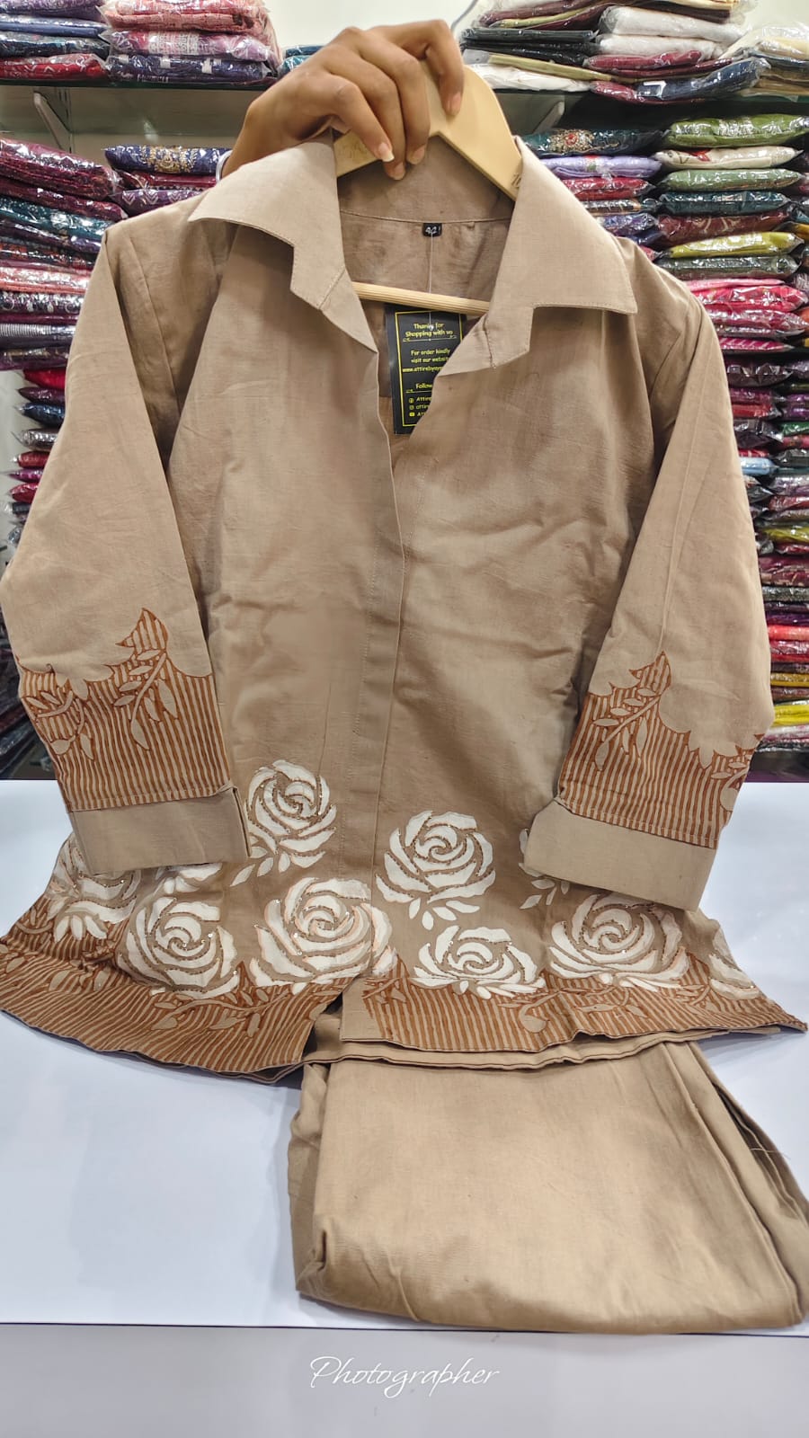 Pure cotton two piece cordset (B606)