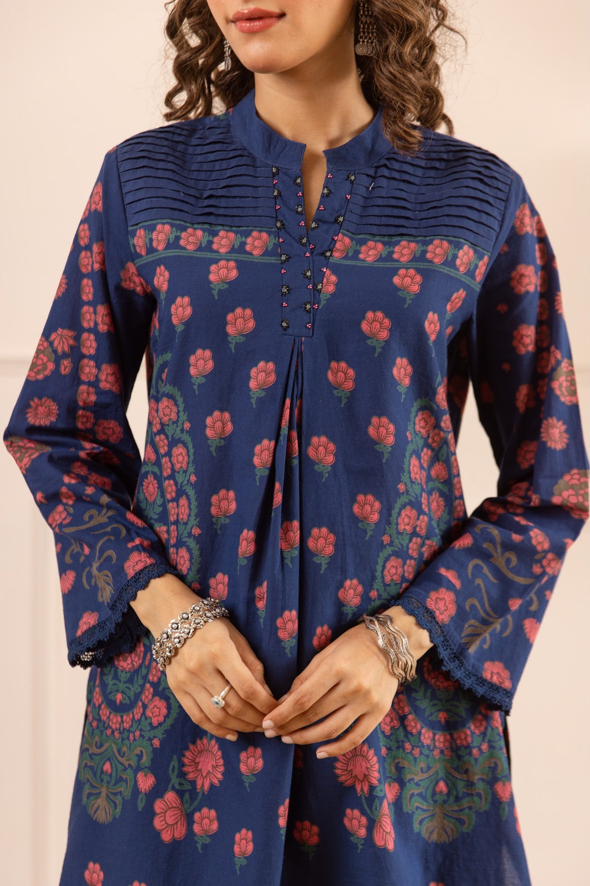 Cotton modal stylish two piece cordset digital print (S443)