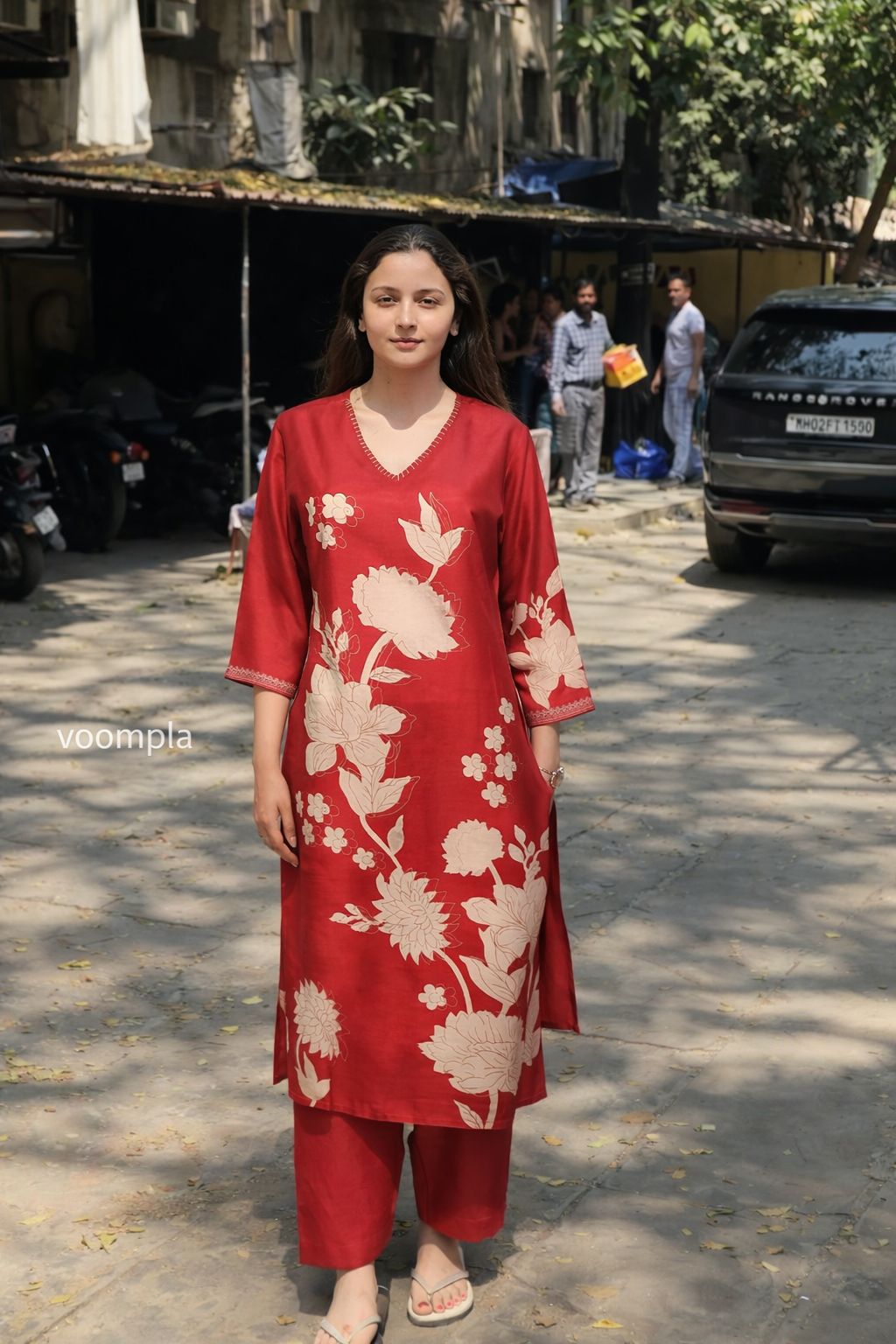 Pure muslin digital print two piece set (A1489)