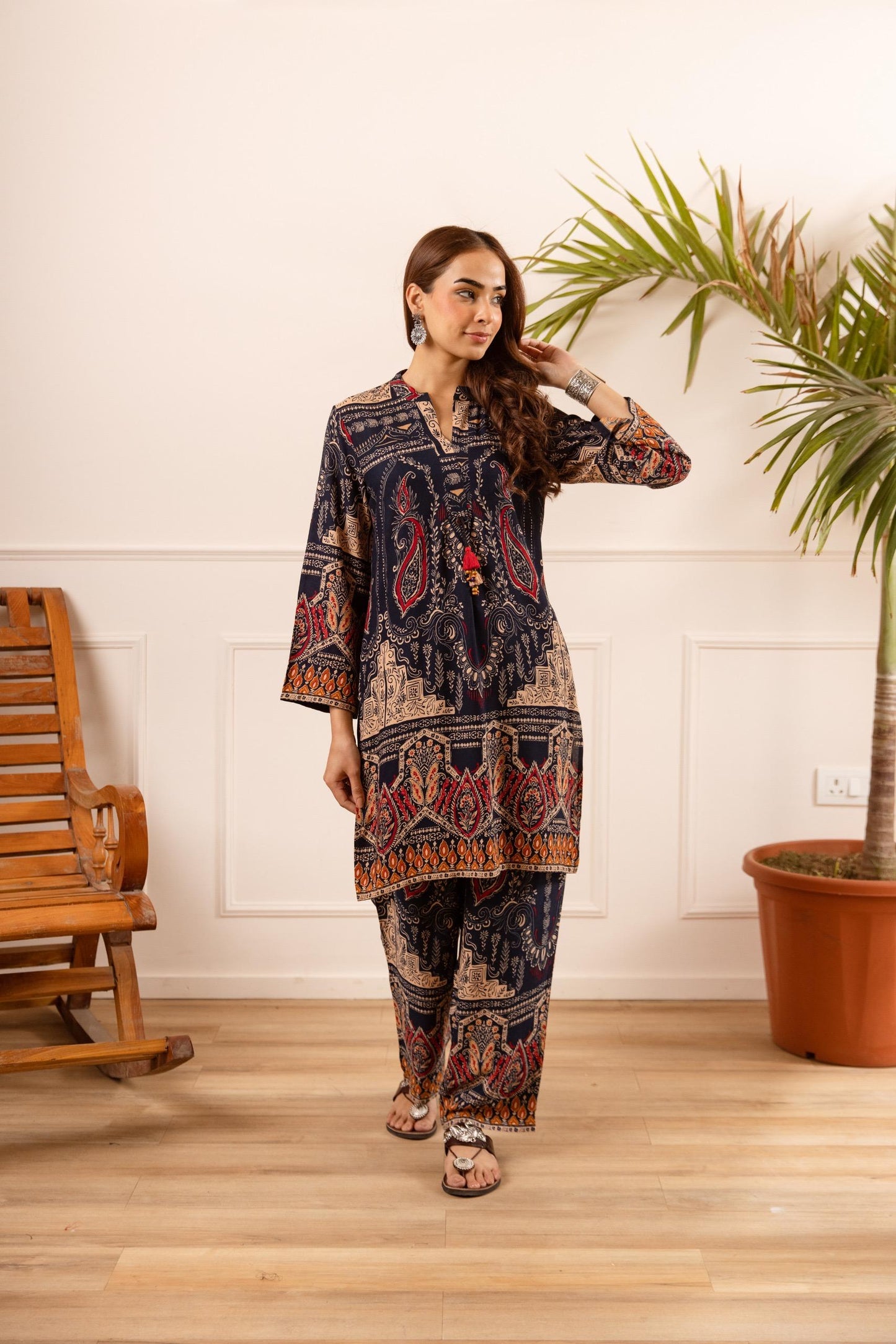 Cotton modal two piece cordset (B156)