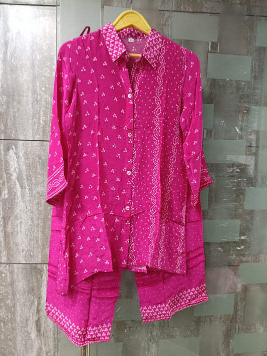 Pure crape smart two piece cordset (S254)