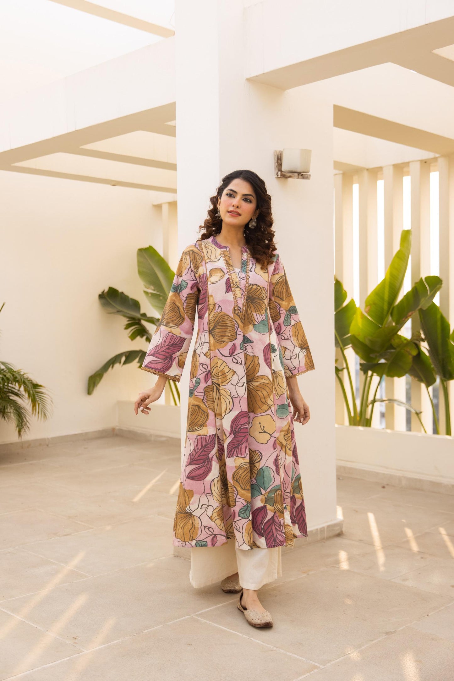Smart pure cotton two piece set (B427)