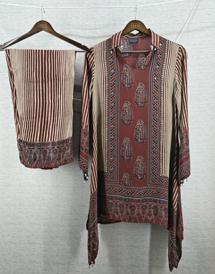 Natural crape smart two piece cordset (C425)