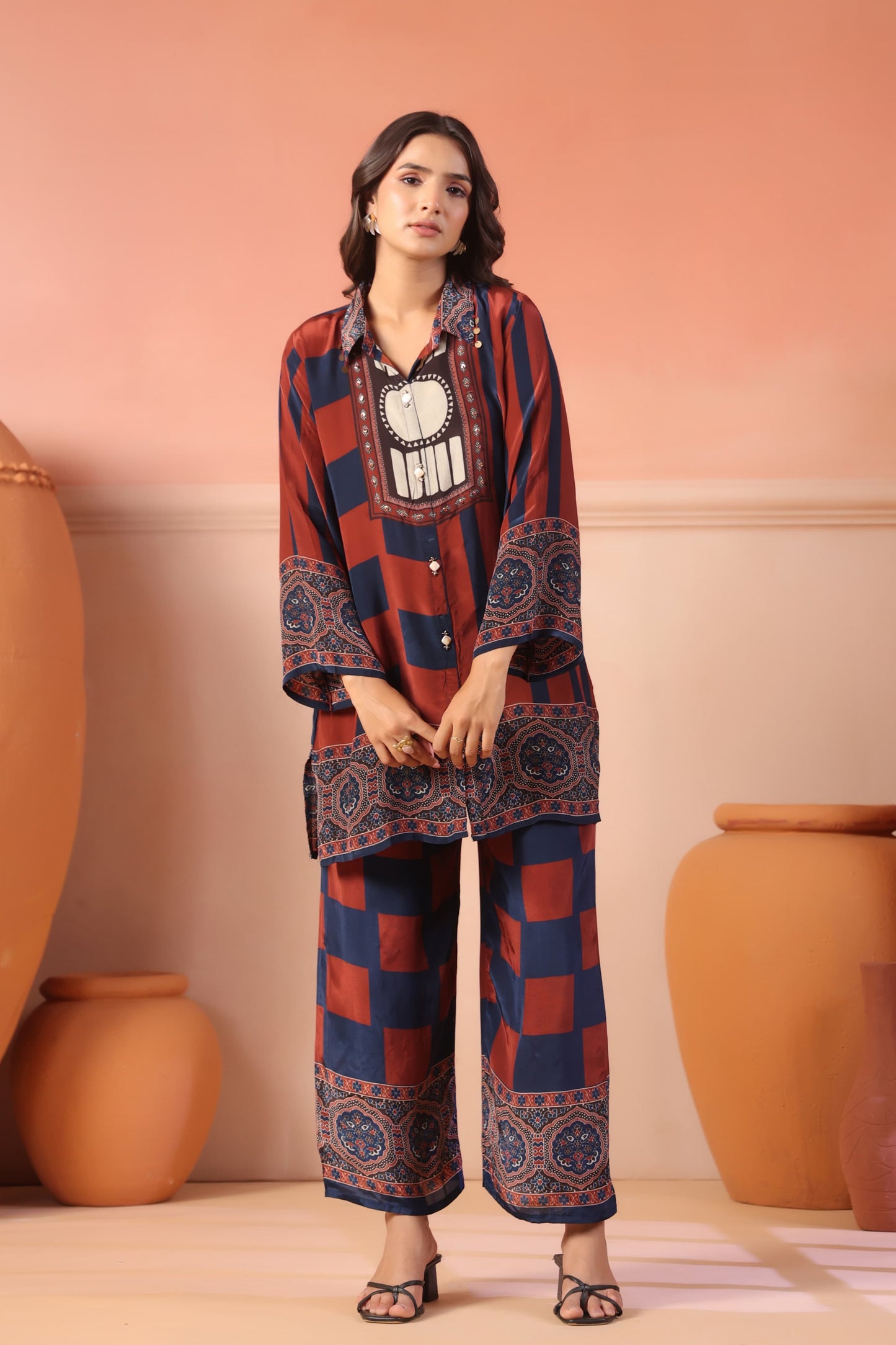 Natural crape smart two piece cordset (C513)