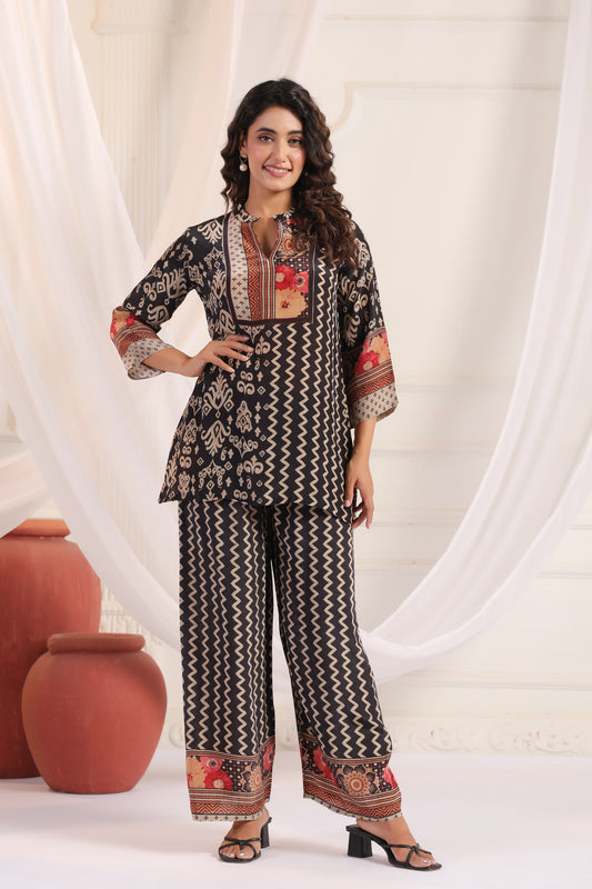 Natural crape smart two piece cordset (S217)