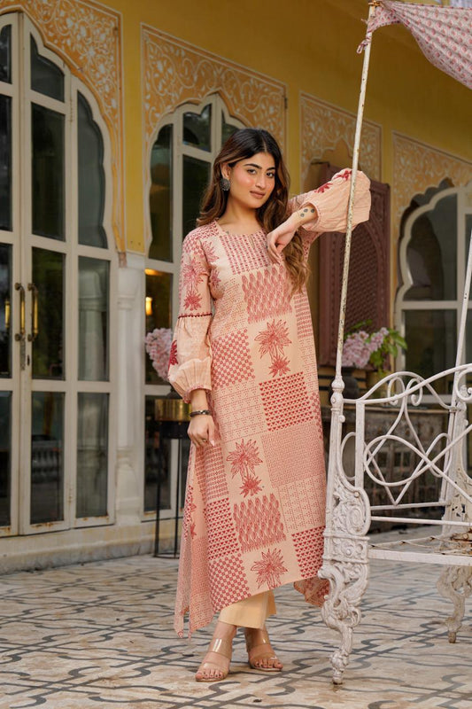 Pure cotton two piece cordset (A1220)