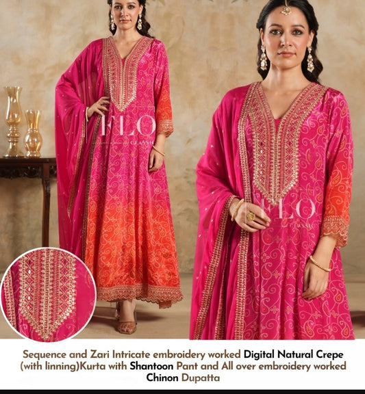 Pure chinnon bandani three piece set (A938)