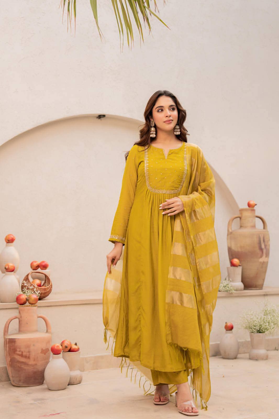 Mulberry silk three piece designer set (A490)