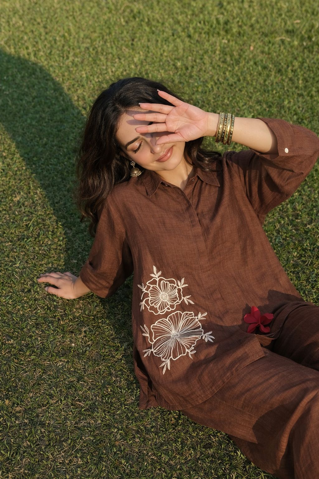 Pure mul chanderi with mul lining both in kurta and bottom (B333)