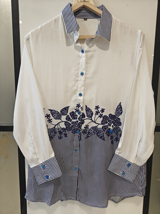 Pure cotton smart shirt (B851)