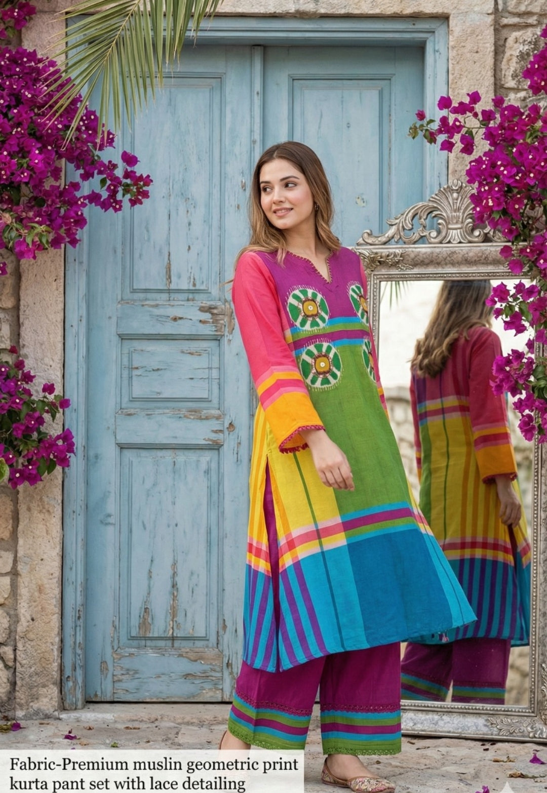 Pure mul silk smart two piece cordset (C429)