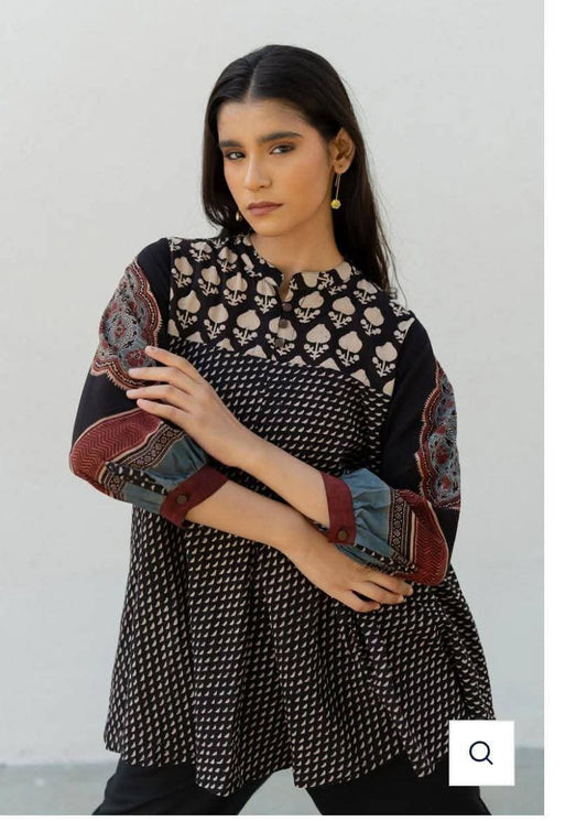 Virajbhumi pure mul silk only top (A591)
