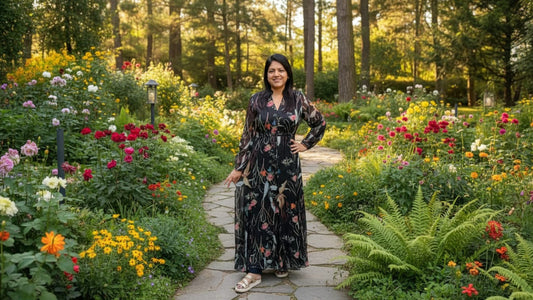 Pure chiffon with lining one piece dress (A1552)