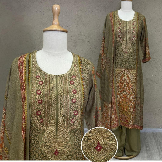 Beidge pure silk three piece set (A1048)