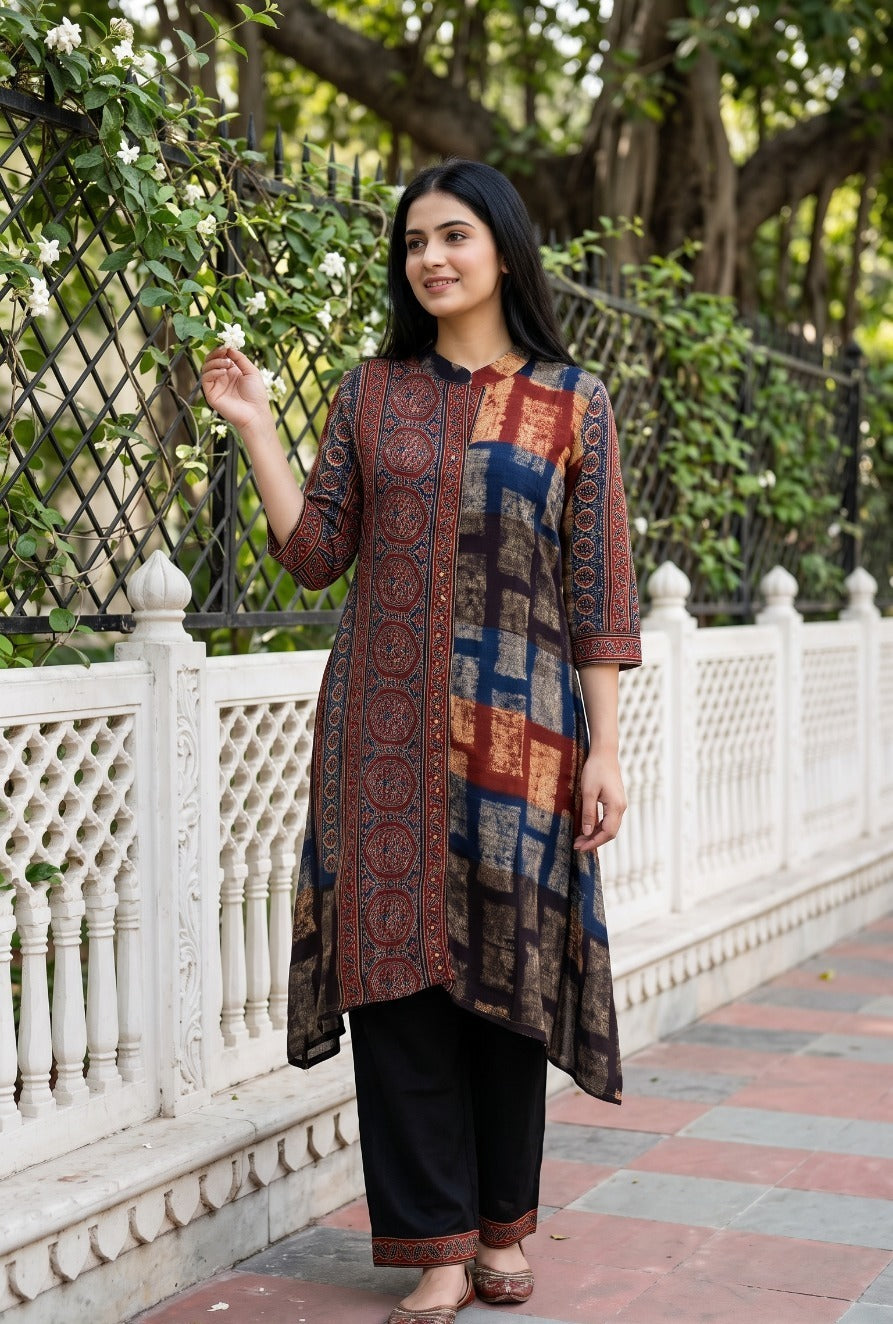 Natural crape smart two piece cordset (C427)