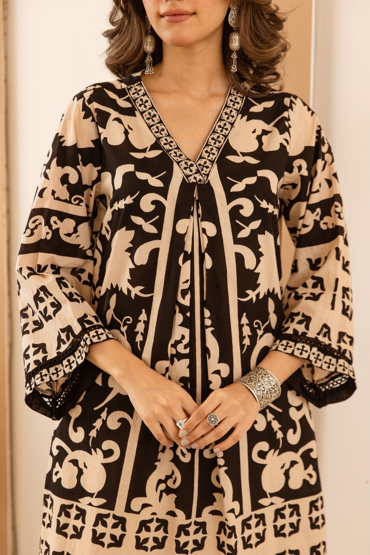 Stylish cotton shifali two piece cordset (S376)