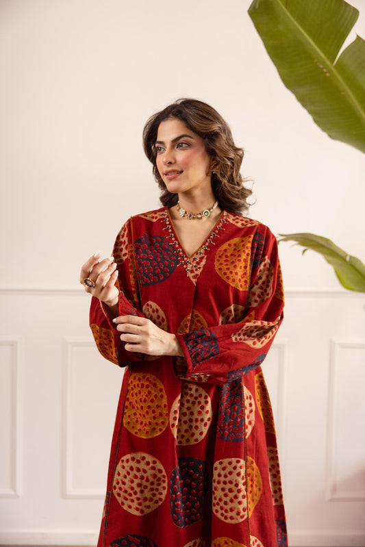 Cotton flex smart two piece cordset loose fit (B651)