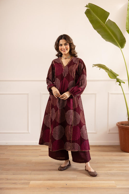 Cotton flex smart two piece cordset loose fit (B652)