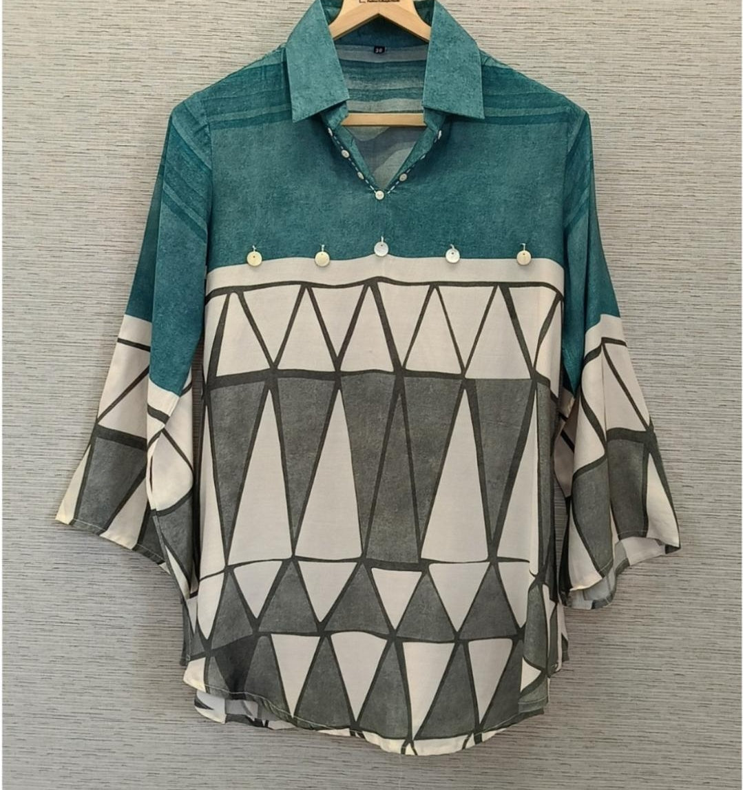 Pure muslin smart only top (A1327)