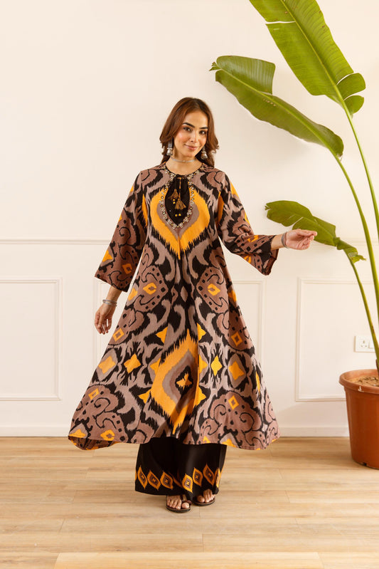 Cotton modal very stylish two piece cordset (S116)