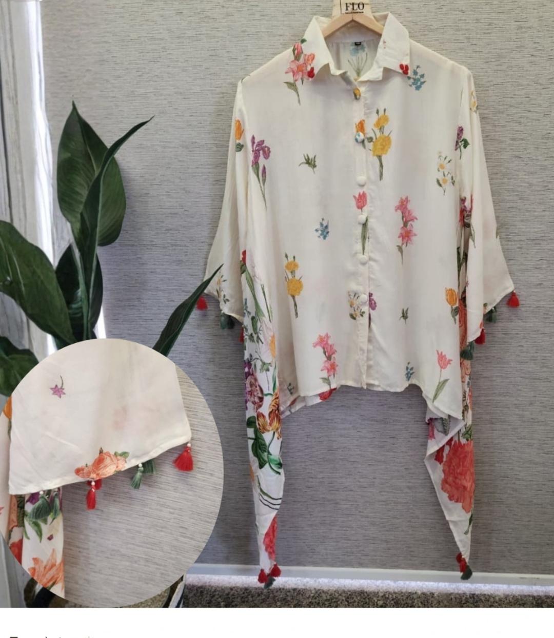 Pure muslin smart top (A1721)
