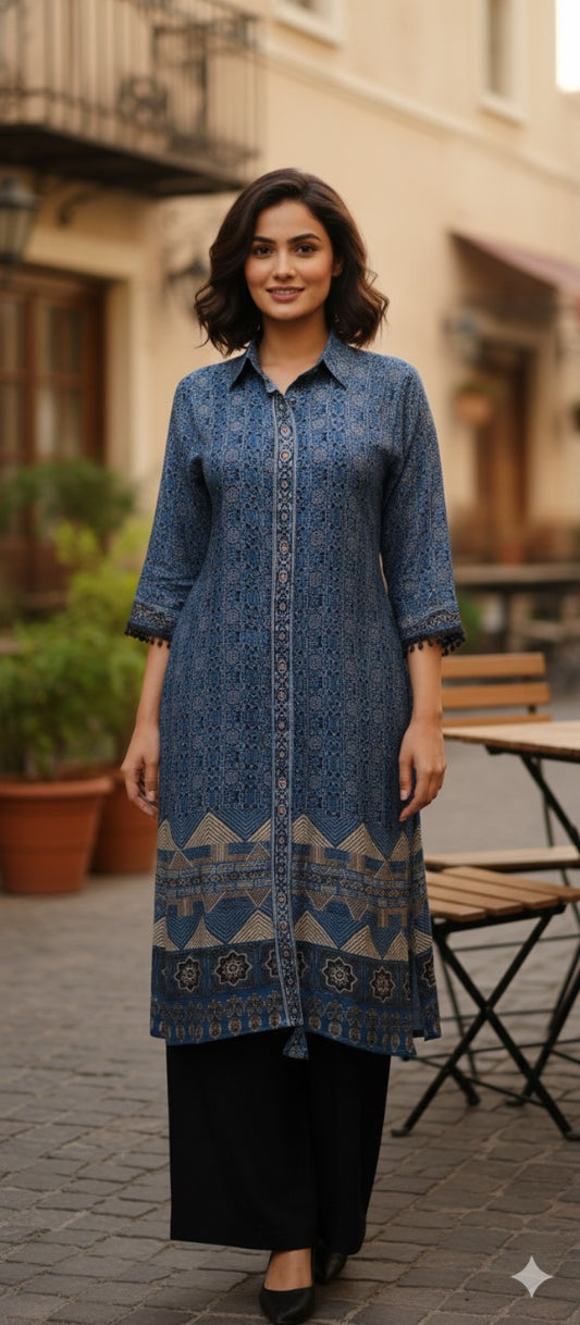 Pure crape designer two piece cordset (A1370)