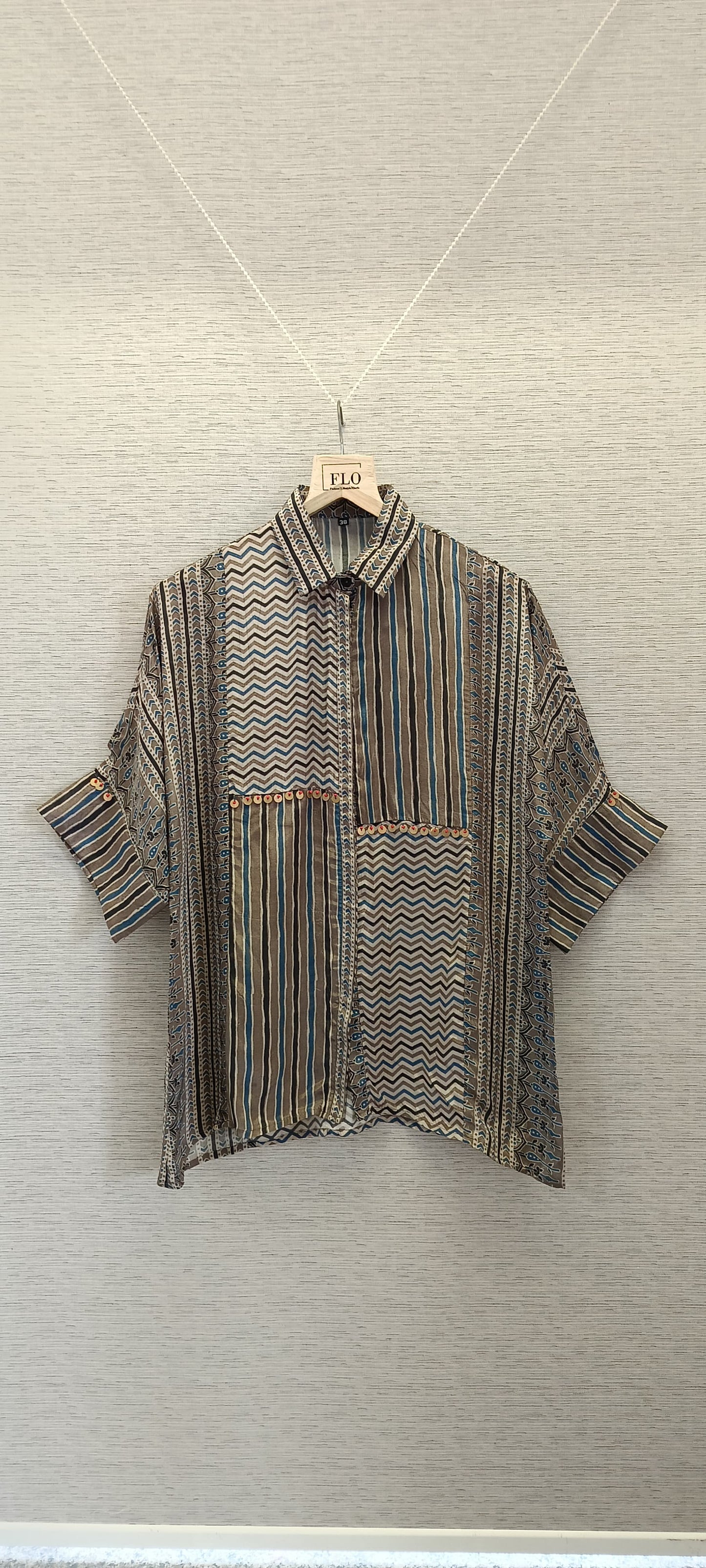 Pure crape loose fit till 46 size (A1356)