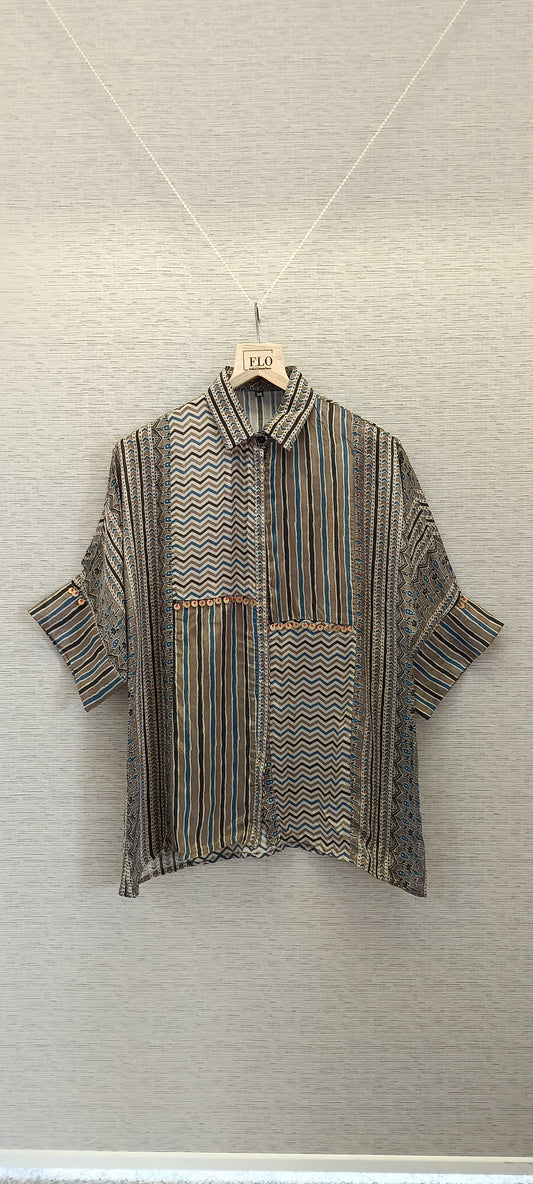 Pure crape loose fit till 46 size (A1356)