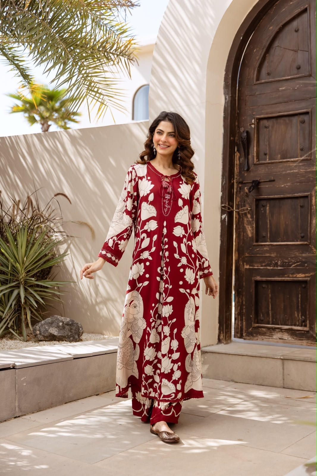 Smart german rayon extremely soft two piece cordset (S269)