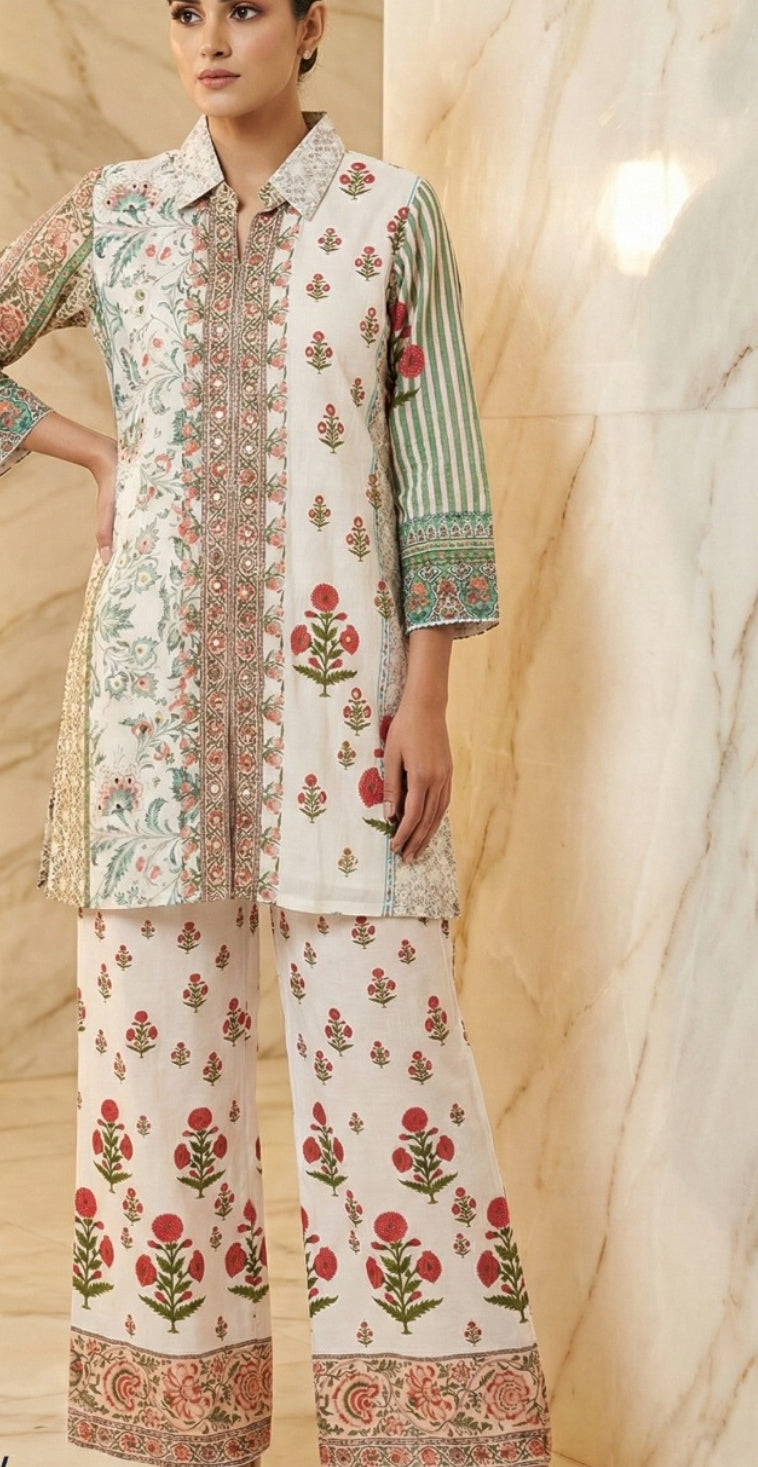 Pure Muslin smart two piece cordset (A1928)