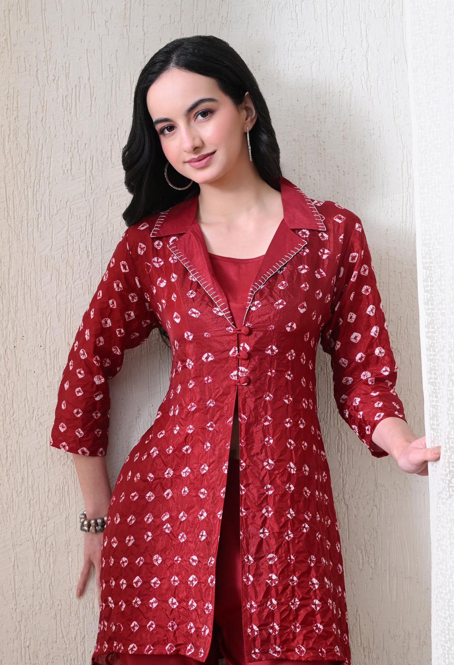 Pure muslin bandani three piece cordset (B298)