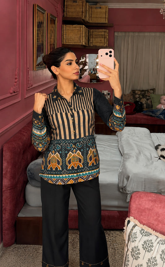 Pure crape smart two piece cordset (C626)