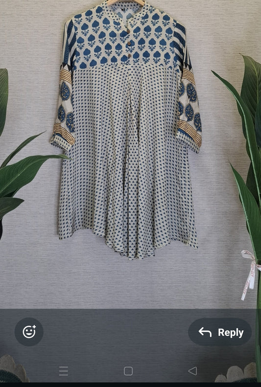 Virajbhumi pure mul silk only top (A590)