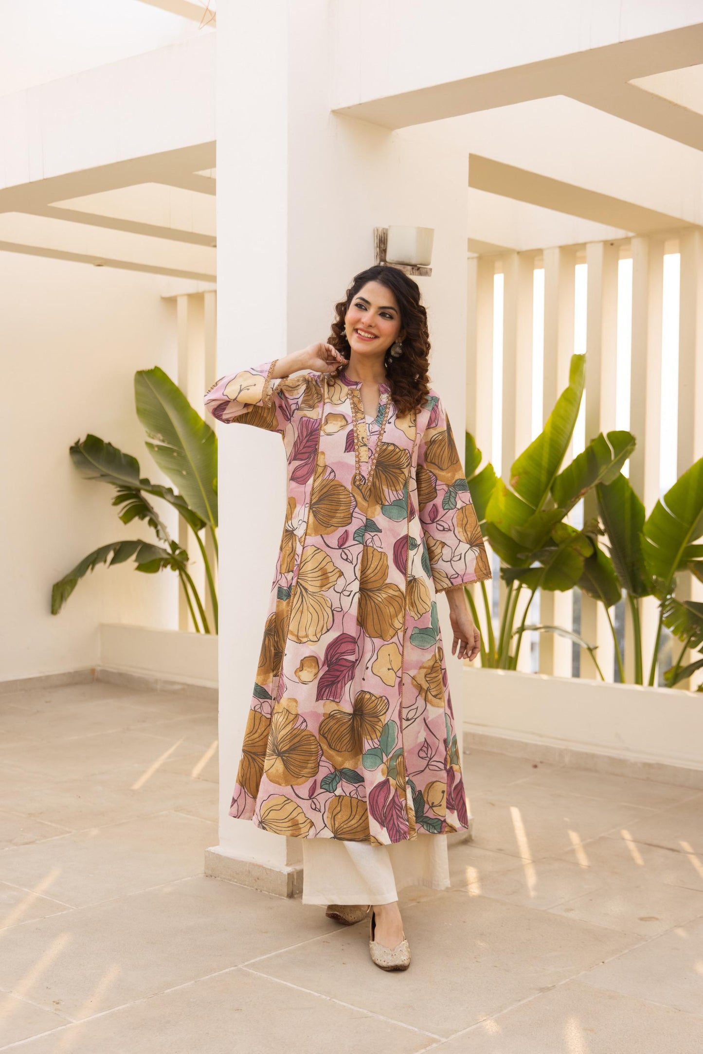 Smart pure cotton two piece set (B427)