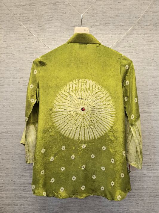 Pure crape bandani print smart shirt (C263)